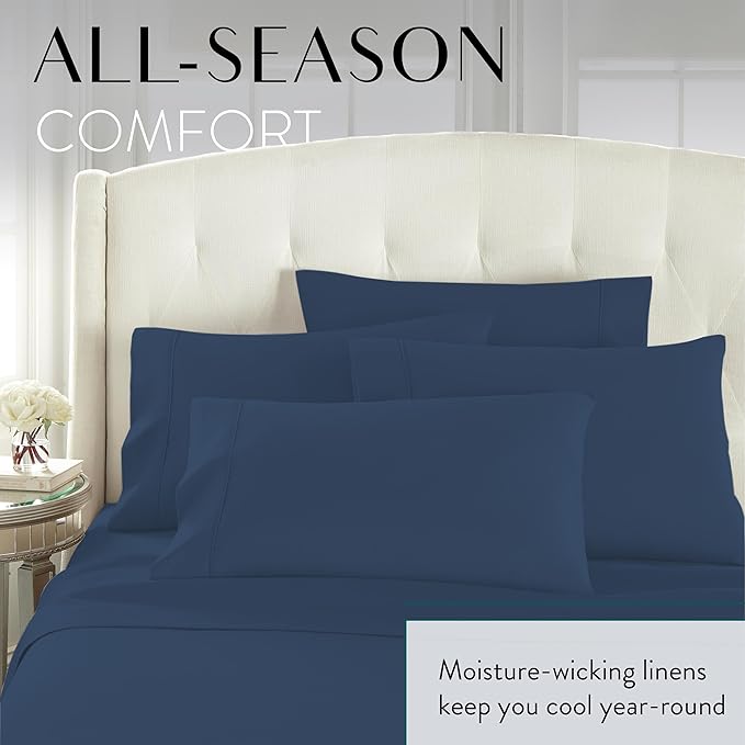 Danjor Linens Bed Sheet Set Queen Size - Image 6