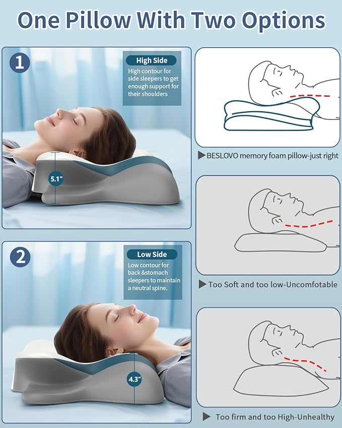 Cervical Neck Pillow for Pain Relief - Image 5