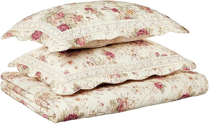 Greenland Home Antique Rose King Quilt Set - Image 9