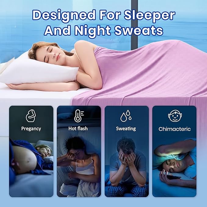 Topcee Cooling Blanket Queen Size- 90"x90" Summer Cooling Throw Blanket - Image 4