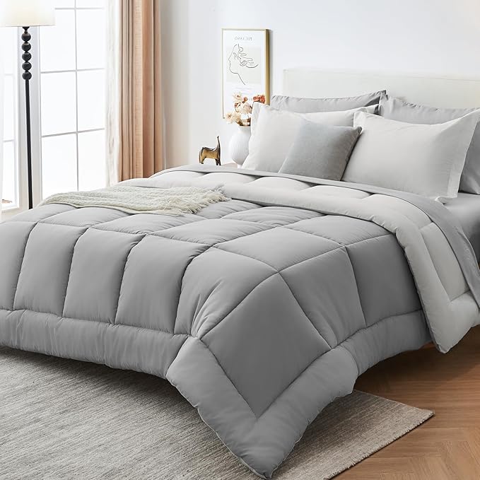 Sasttie King Size Comforter Set, 7 Pieces Bed in a Bag King, Complete Bedding by SASTTIE