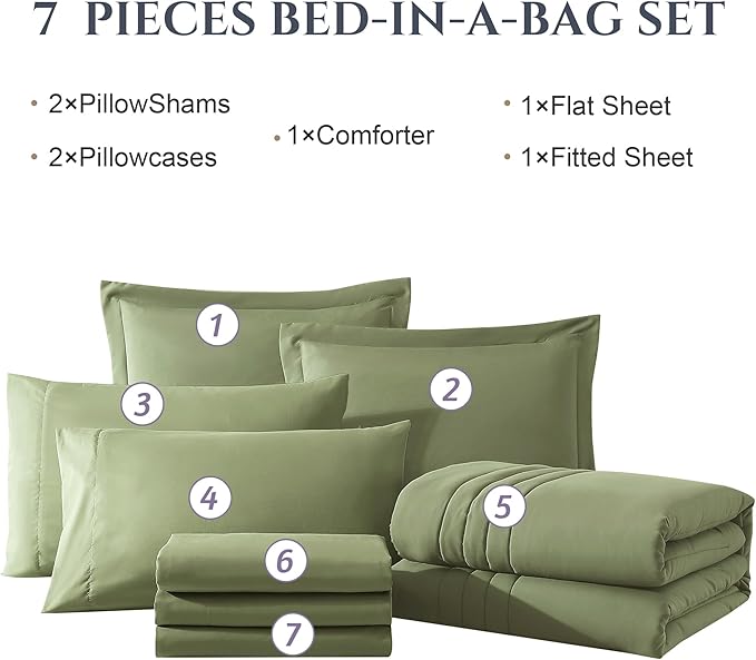 Monbix Queen Comforter Set - Image 7