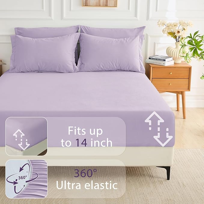 MUXHOMO 5 Pieces Twin Comforter Set, Soft Bed in a Bag Twin Size, All Season - Image 6