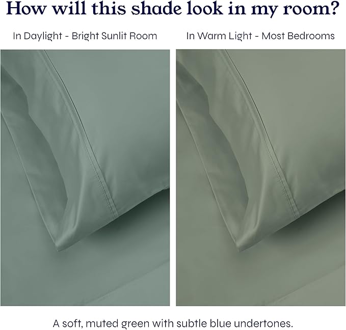 California Design Den Twin XL Bed Fitted Sheet, Soft 400 Thread Count 100% - Image 4