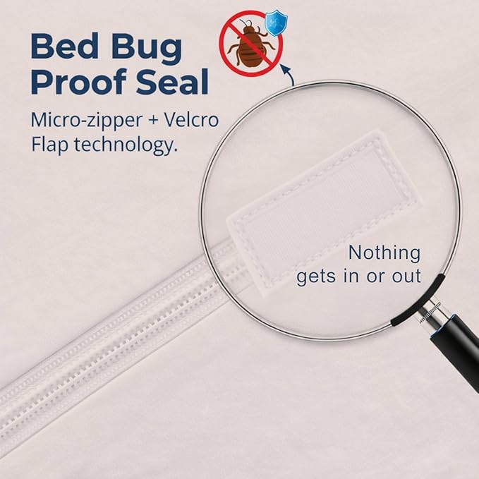 Guardmax Jersey Knitted Full Zippered Mattress Encasement - Image 3