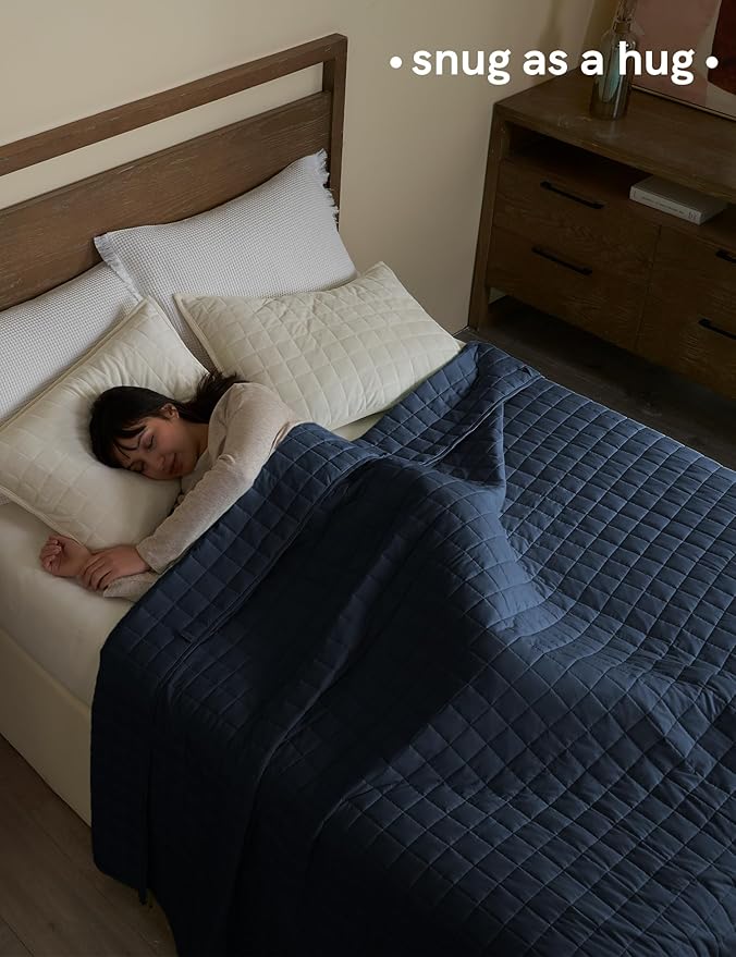 YnM 20lbs Weighted Blanket for Adults, Cotton Heavy Bed Throw Blanket - Image 3
