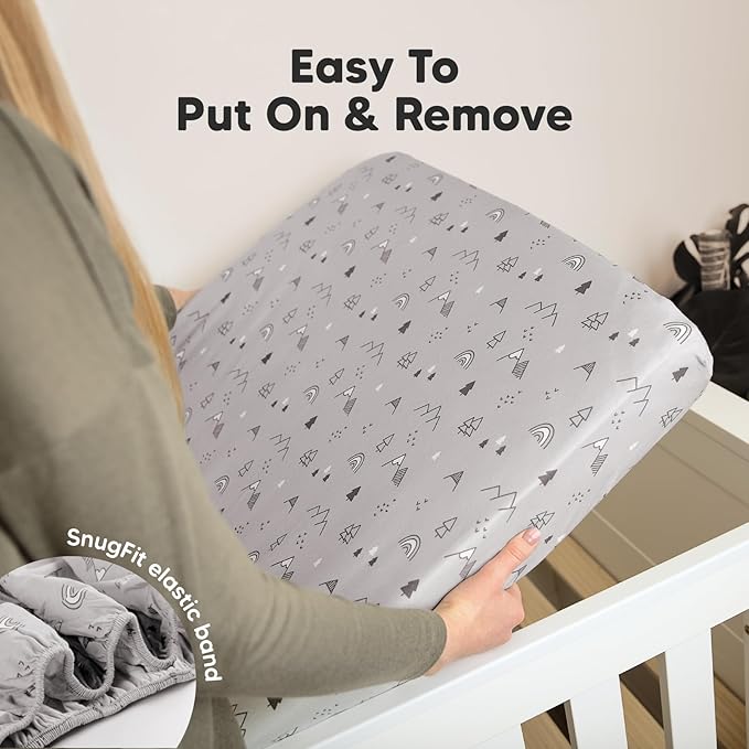 KeaBabies 2-Pack Organic Crib Sheets - Image 6