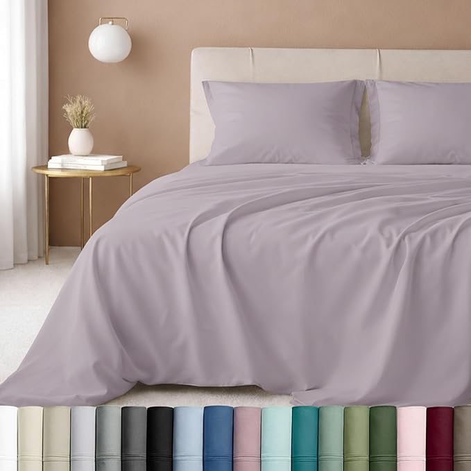 CALIFORNIA DESIGN DEN 5-Star Hotel 600 Thread Count 100% Cotton Sheets Set by CaliforniaDesignDen