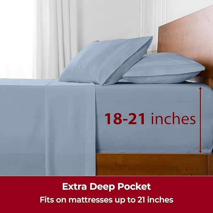 Mellanni Extra Deep Queen Sheets - Image 6