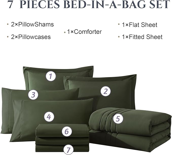 Monbix Oversized Queen Size Comforter Set - Image 7