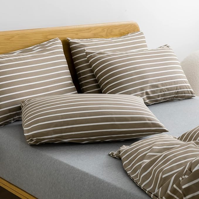 JELLYMONI Full Duvet Cover Set, Cotton Duvet Cover 3 Pieces - Image 7