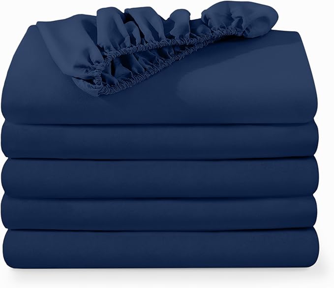 Bare Home 5-Pack Fitted Bottom Ultra-Soft Sheets Queen by BareHome
