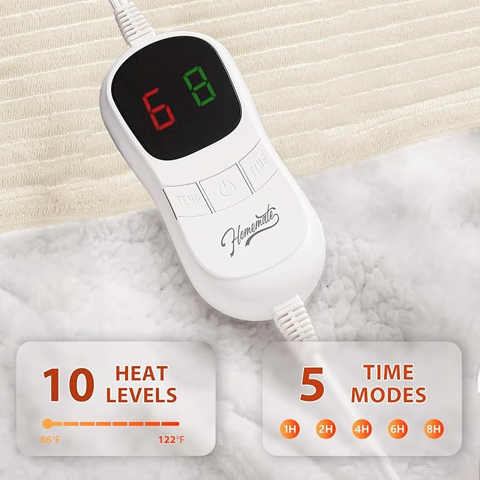 Homemate Heated Blanket Electric Throw - Image 3