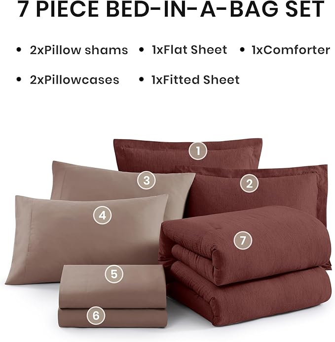 Monbix Queen Comforter Set - Image 7