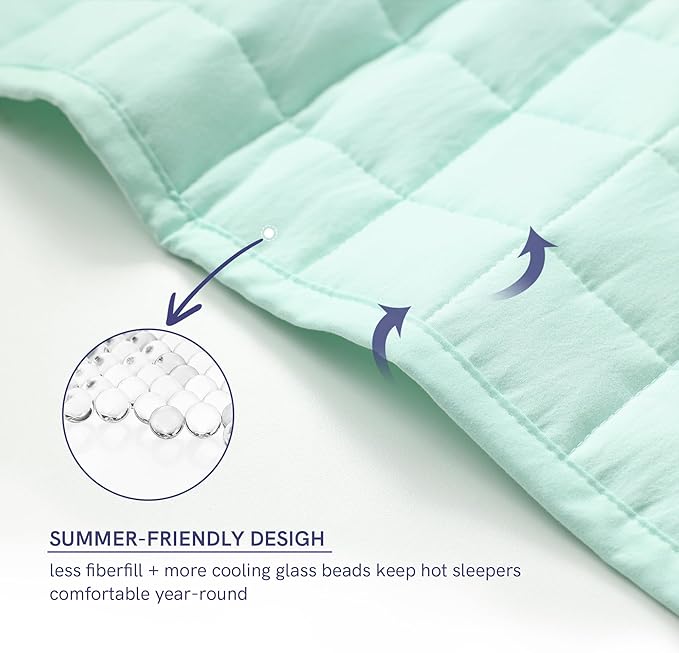 YnM 12lbs Weighted Blanket for Adults, Heavy Bed Throw Blanket - Image 4