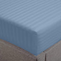Feather & Stitch 1 PC Fitted Sheet California King Size, 100% Cotton Damask by FEATHERSTITCHNEWYORK