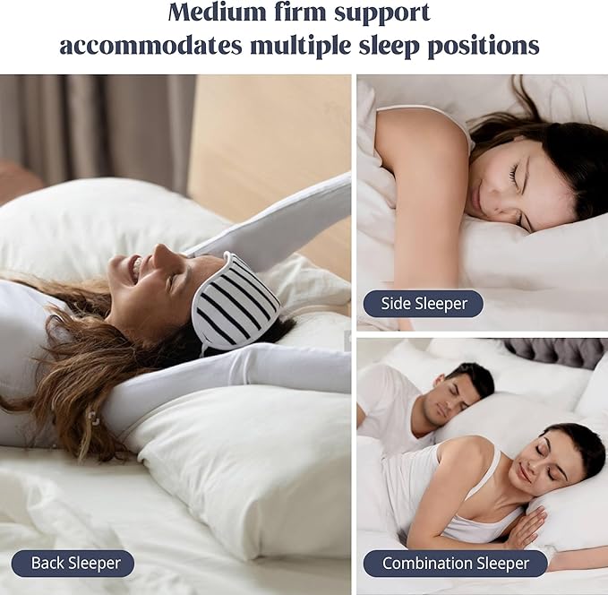 puredown® Goose Feather Down Pillows, Standard Size Soft Bed Pillows - Image 4