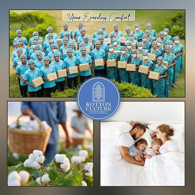 Kotton Culture 3 Pc California King Duvet Cover Set-100% Egyptian Cotton 600 - Image 7