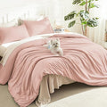 Litanika Pink Twin Comforter Set by Litanika