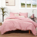 ROSGONIA Pink Comforter Set Queen by ROSGONIA