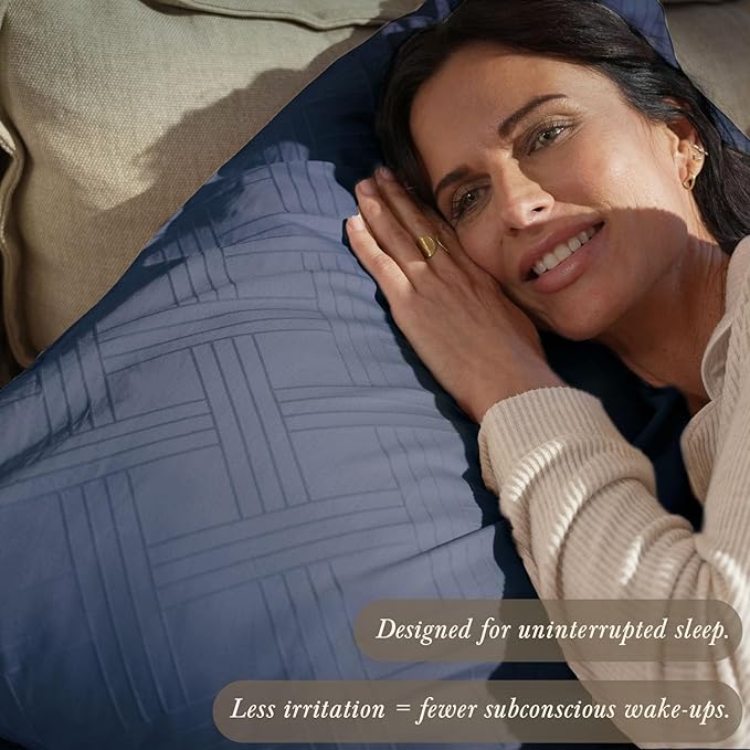 Threadmill California King Size Sheets | 800 Thread Count Jacquard Folkstone - Image 5