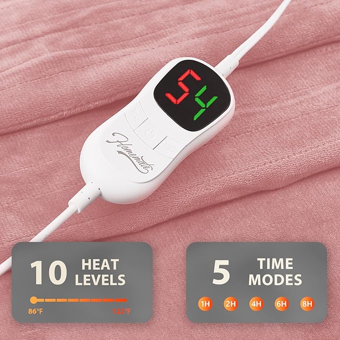 Homemate Electric Heated Blanket Twin Size - Image 4
