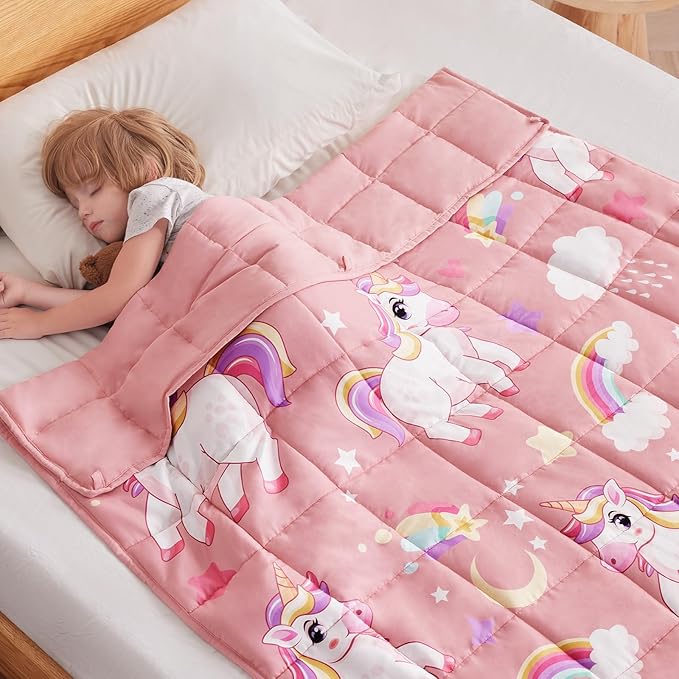 anfie Weighted Blanket Kids Weighted Blanket Cooling Blanket - Image 2