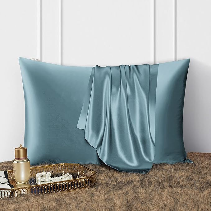 DISANGNI Silk Indulgence Set: Premium 22 Momme Mulberry Silk Pillowcase & Eye - Image 2