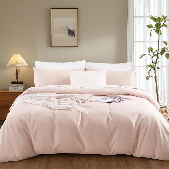 NEXHOME PRO Duvet Cover Set Kids Twin Size, Organic Natural 100% Washed Cotton - Image 2
