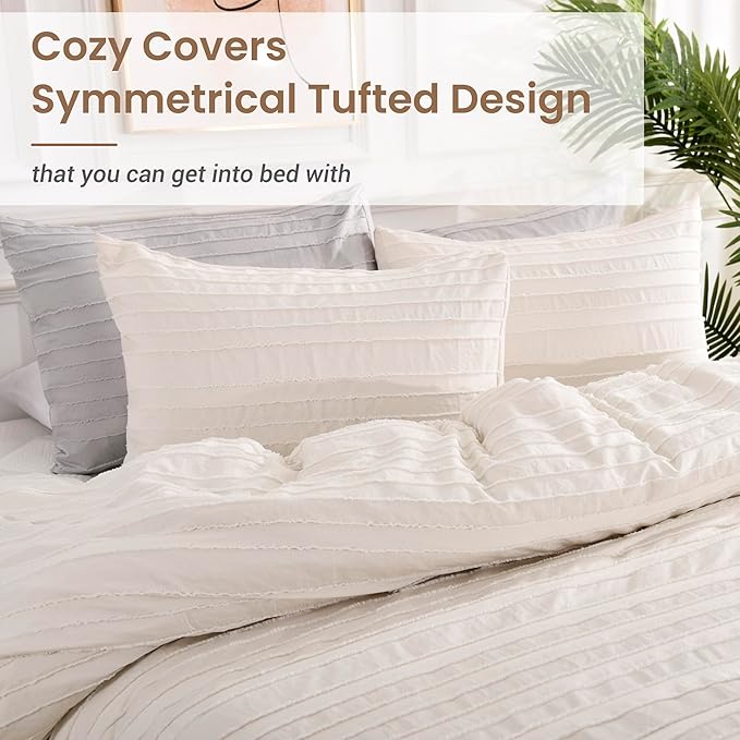 NEXHOME PRO Twin Duvet Cover, Soft and Lightweight 100% Washed Microfiber - Image 3
