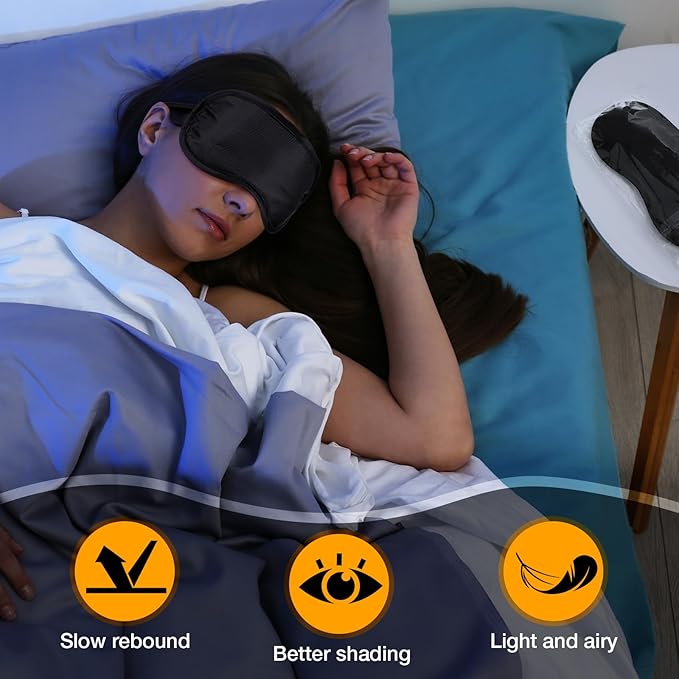 Tarpop 200 Pcs Eye Mask Sleeping Blindfold Eye Cover - Image 3