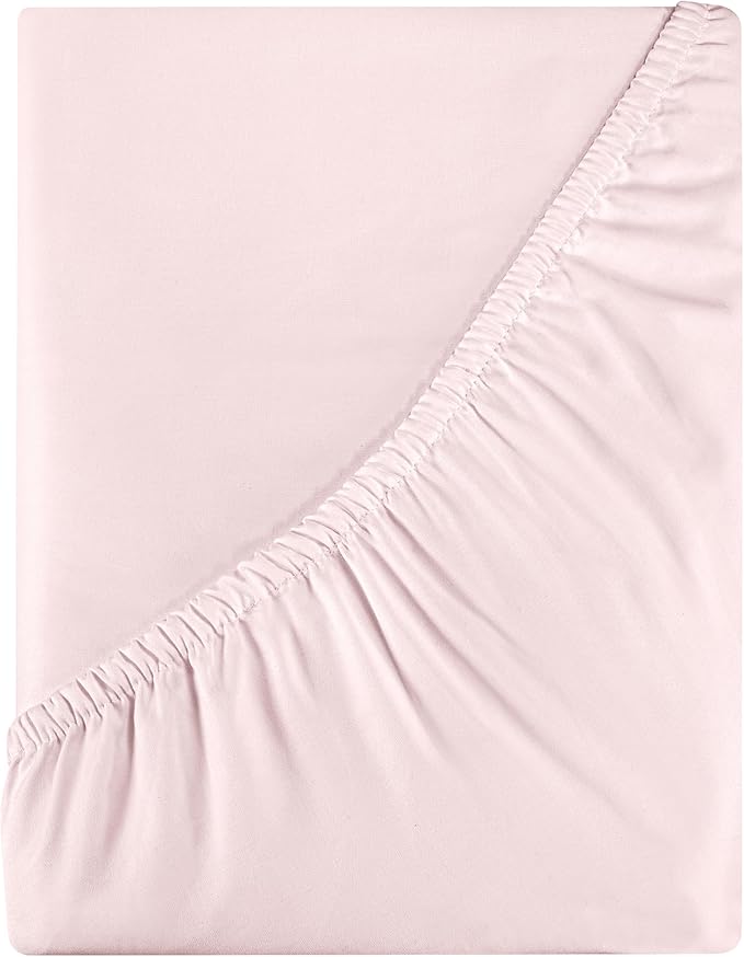 Royale Linens 400 Thread Count 100% American Grown Cotton Fitted Sheet Queen by ROYALELINENS