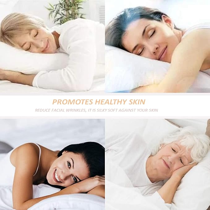 Silk Pillow Cases 2 Pack, 100% Mulberry Silk Pillowcase - Image 7