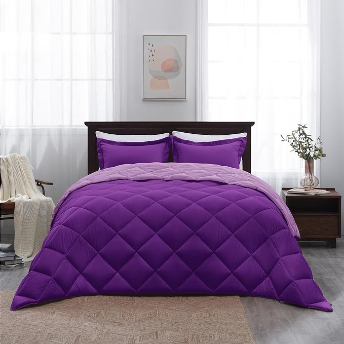 Basic Beyond Purple Twin Comforter Set - Image 8