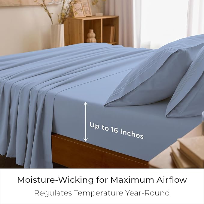 Mellanni California King Sheets Set - Image 4