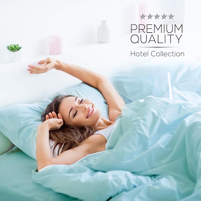 Mueller Ultratemp Bed Sheets Set, Super Soft 1800, 6 Piece California King - Image 8