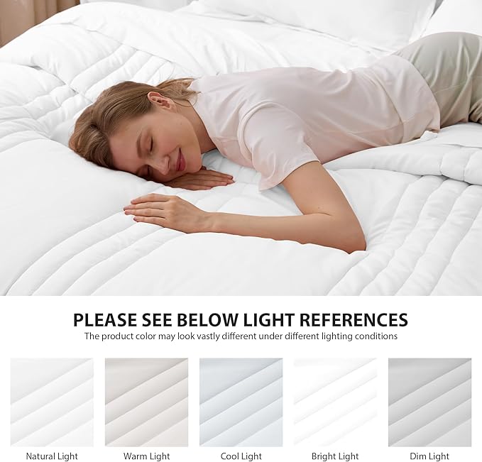 Twin XL Comforter Set White - Image 7