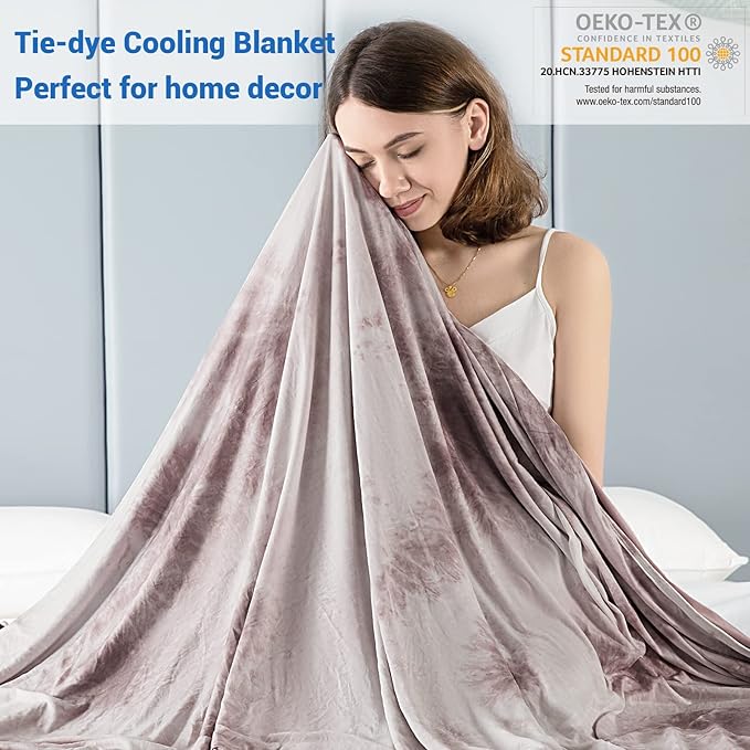 Topcee Cooling Blanket for Hot Sleepers and Night Sweats, 100% Oeko-Tex - Image 2