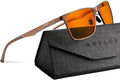 ANYLUV Blue Light Glasses Men, Relieve Eyestrain and Eye Protection, Al-Mg by ANYLUV