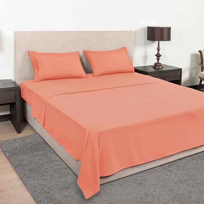 Mejoroom King Size Bed Sheet Set - Image 2