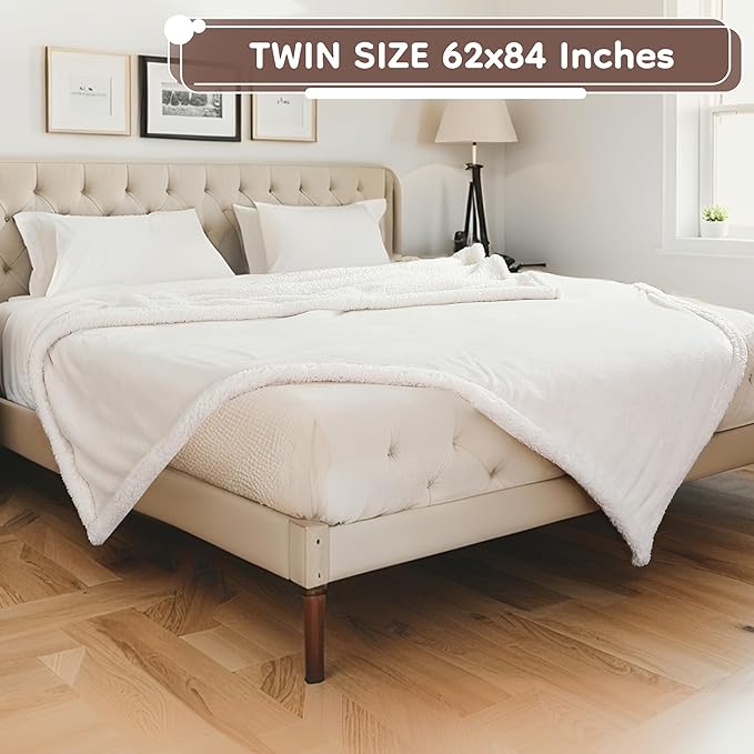 LaffyLo Electric Heated Blanket Twin Size 62 x 84, Fast Heating Blanket - Image 7