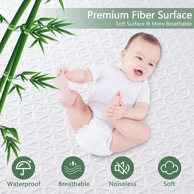 PremiumWaterproof Mattress Protector Twin XL Size, Breathable Bed Cover 3D Air - Image 2