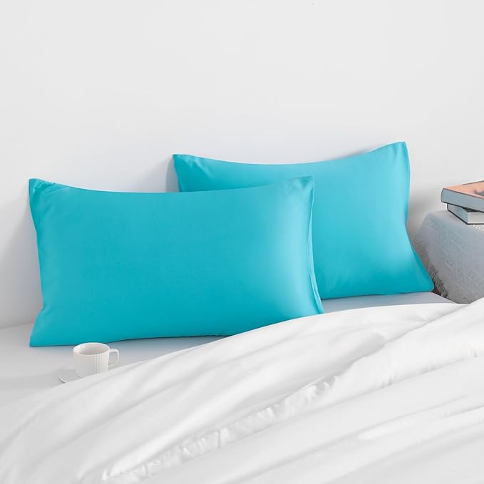 NTBAY King Pillow Cases Set of 2, 2 Pack Brushed Microfiber 20x36 Pillow Cases - Image 2