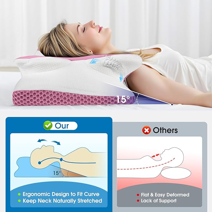 CloudBliss Cervical Memory Foam Pillow - Image 5