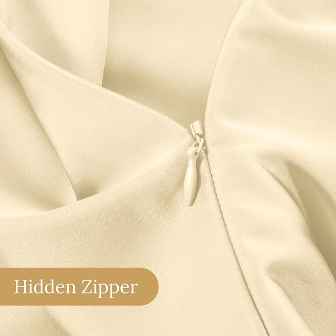 INFIIXSO Silk Pillow Cases 2 Pack Standard Size, Ultra Smooth & Soft Mulberry - Image 5