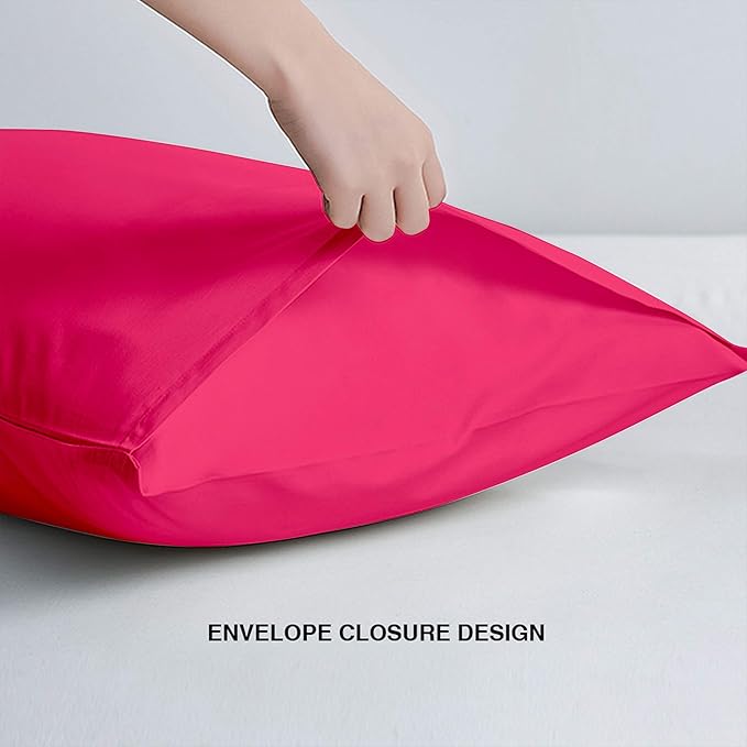 FLXXIE Pillow Cases Queen, Soft Microfiber Pillow Covers - Image 3