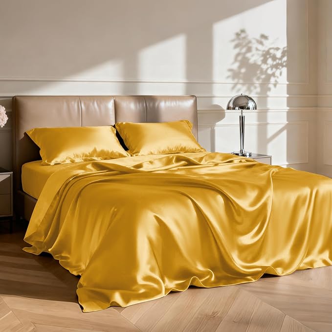 Love's cabin Twin XL Satin Sheet Sets - Image 2