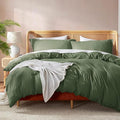 Nestl Olive Green California King Duvet Cover Sets by Nestl