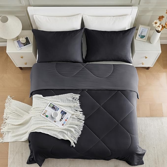 HOMFINE Cooling Comforter Queen Size, Japanese Double-Sided Cold Tech Fabric - Image 7