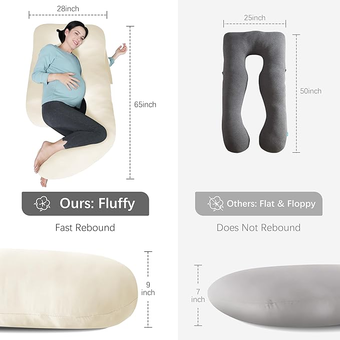 MOON PARK Pregnancy Pillows for Sleeping - Image 7